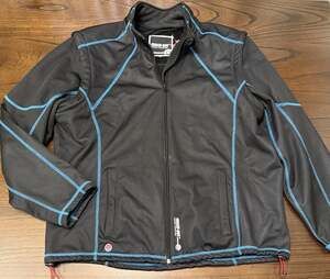 Freeze-Out Thermal Protection Jacket MENS Size XL Black with Blue Stitching